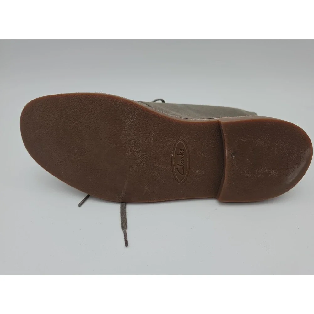 Clarks Canvas Boots Mens Size 13 Gray In Goos Shape